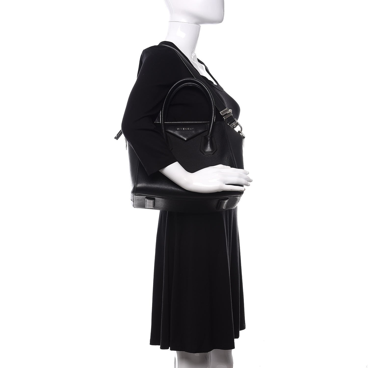 Givenchy Sugar Goatskin Small Antigona Black 3 of 17