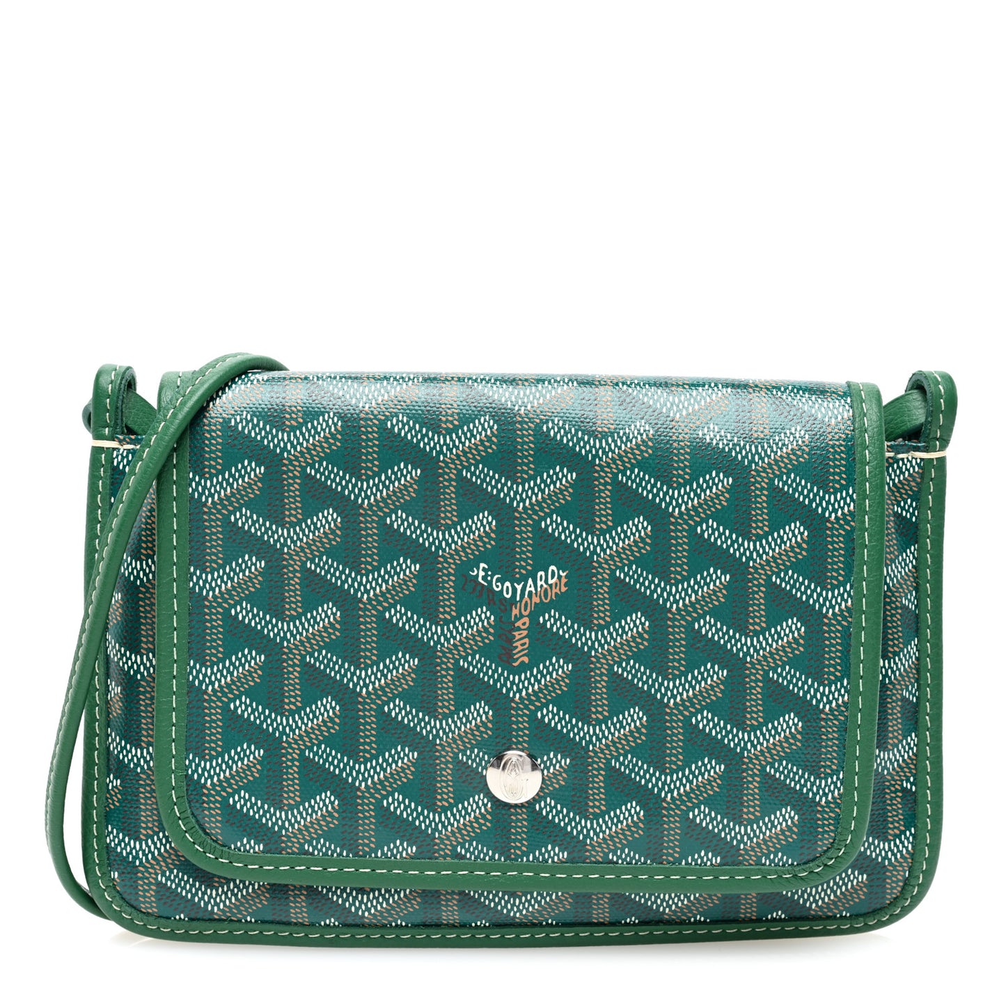 Goyardine Plumet Wallet Clutch Green