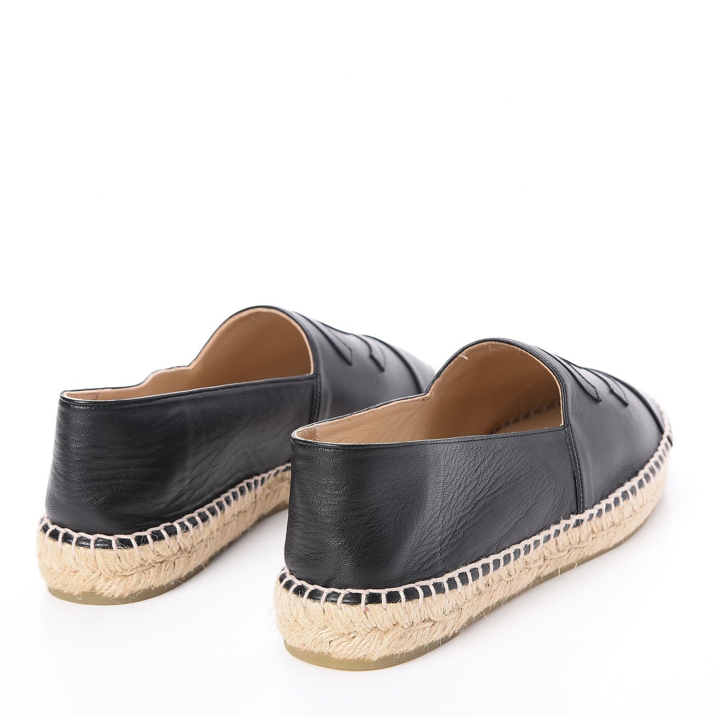 Lambskin CC Espadrilles 41 Black