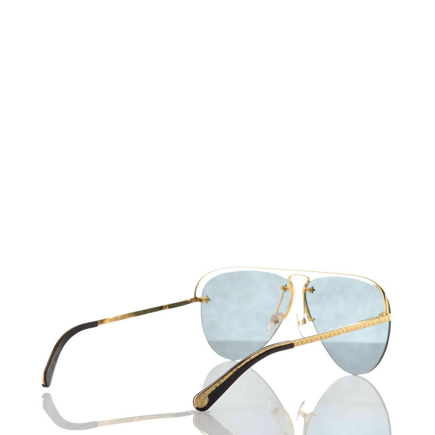 Metal Monogram Grease Sunglasses Z1172W Gold
