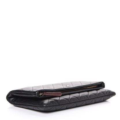 Chanel Lambskin Quilted CC Beauty Clutch Black 3 of 10