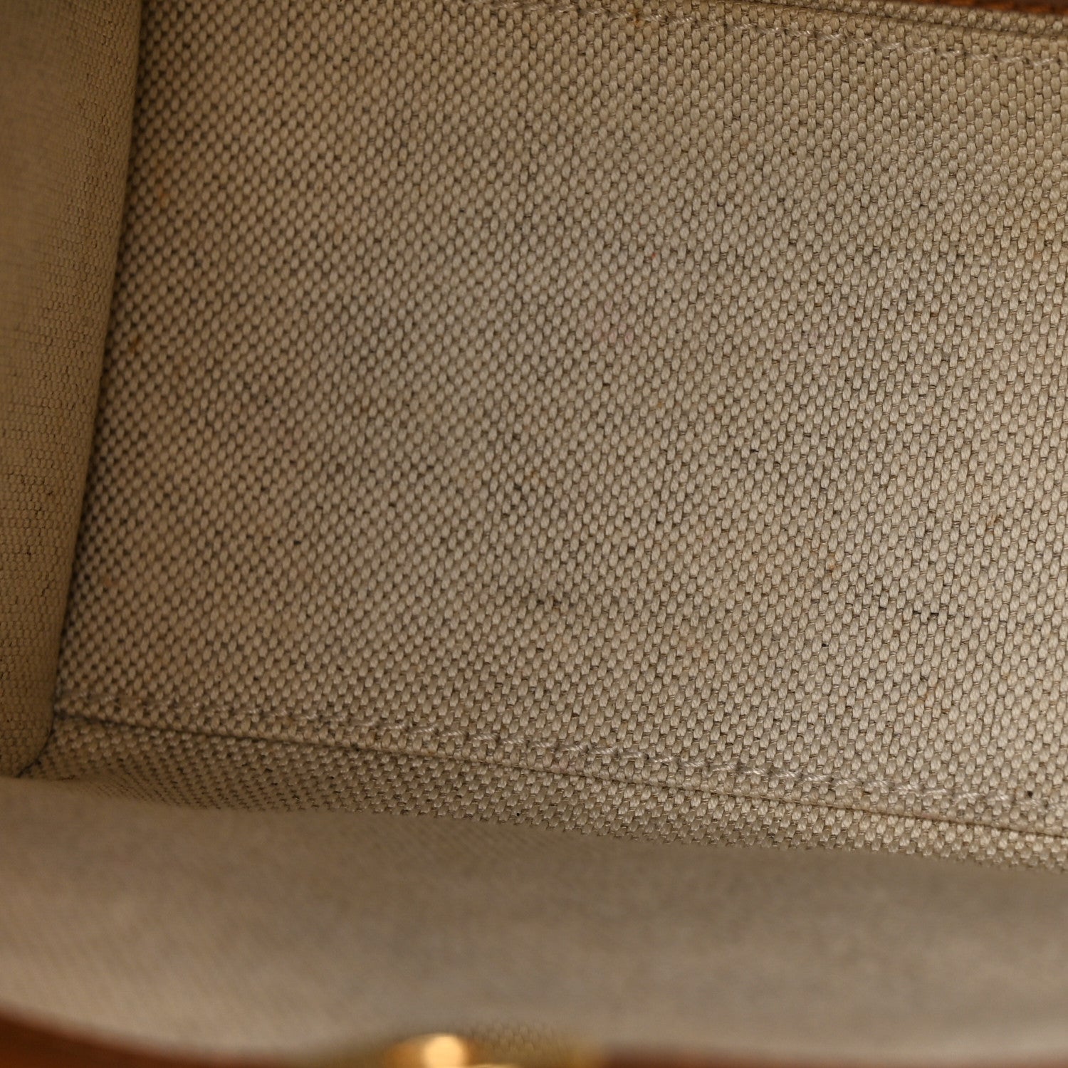 Gucci New Canvas Charisma Calfskin Crystal GG Monogram Mini Diana Tote Bag Camel Ebony 11 of 12