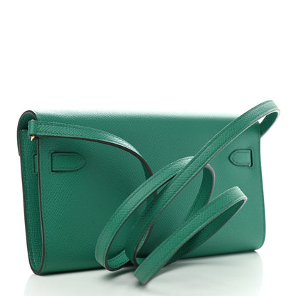 Hermes Epsom Kelly Wallet To Go Vert Jade 3 of 7