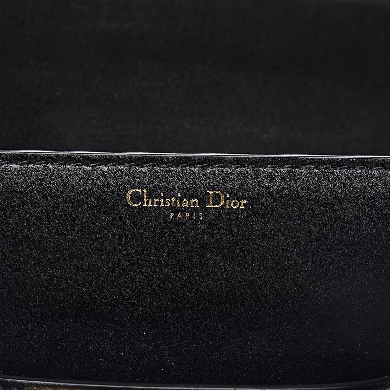 Christian Dior Smooth Calfskin Dio(r)evolution Flap Clutch Black 6 of 9