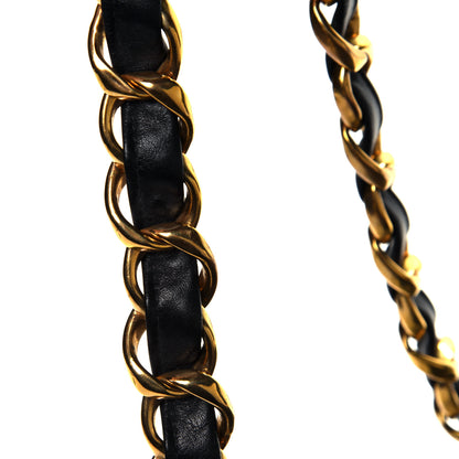 Chanel Lambskin CC Tote Black 6 of 10