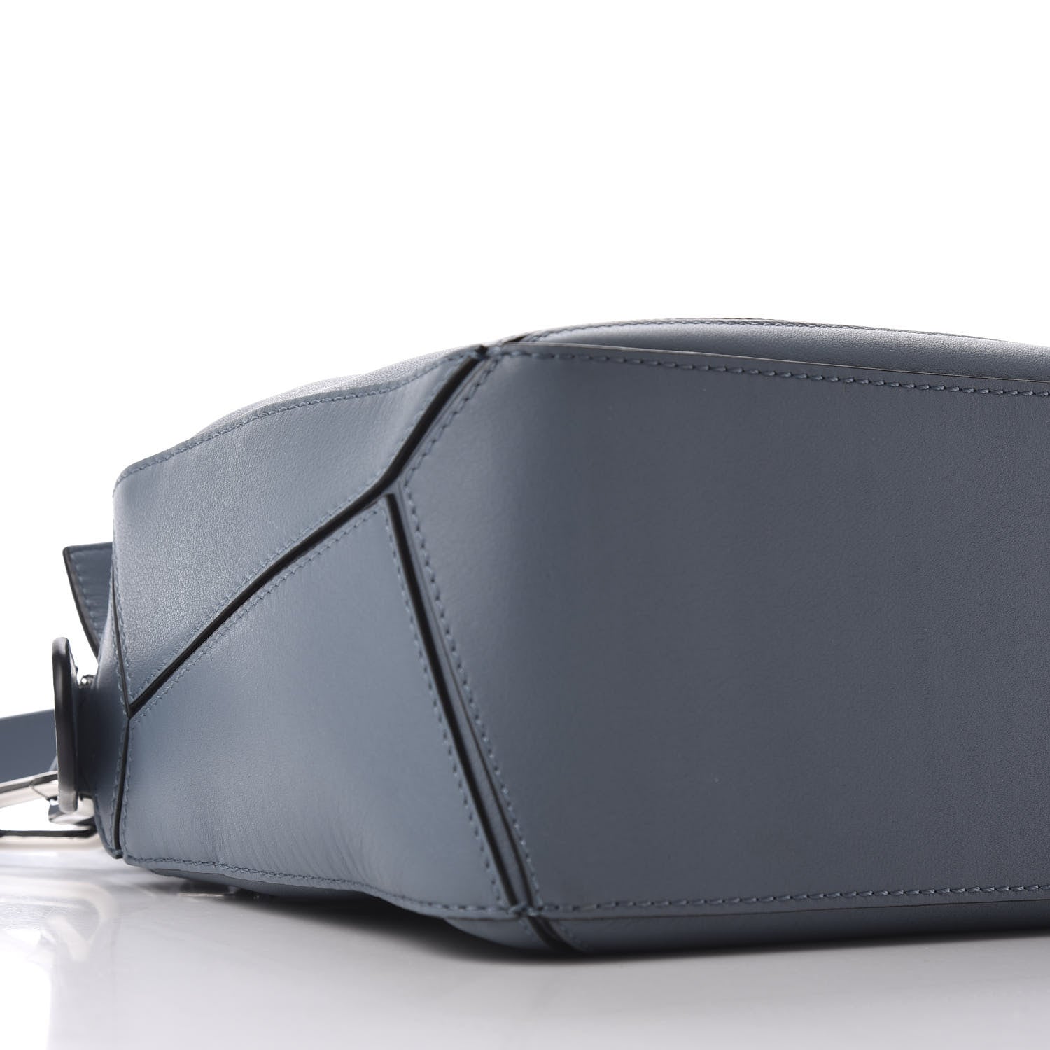 Loewe Calfskin Small Puzzle Bag Stone Blue 6 of 9