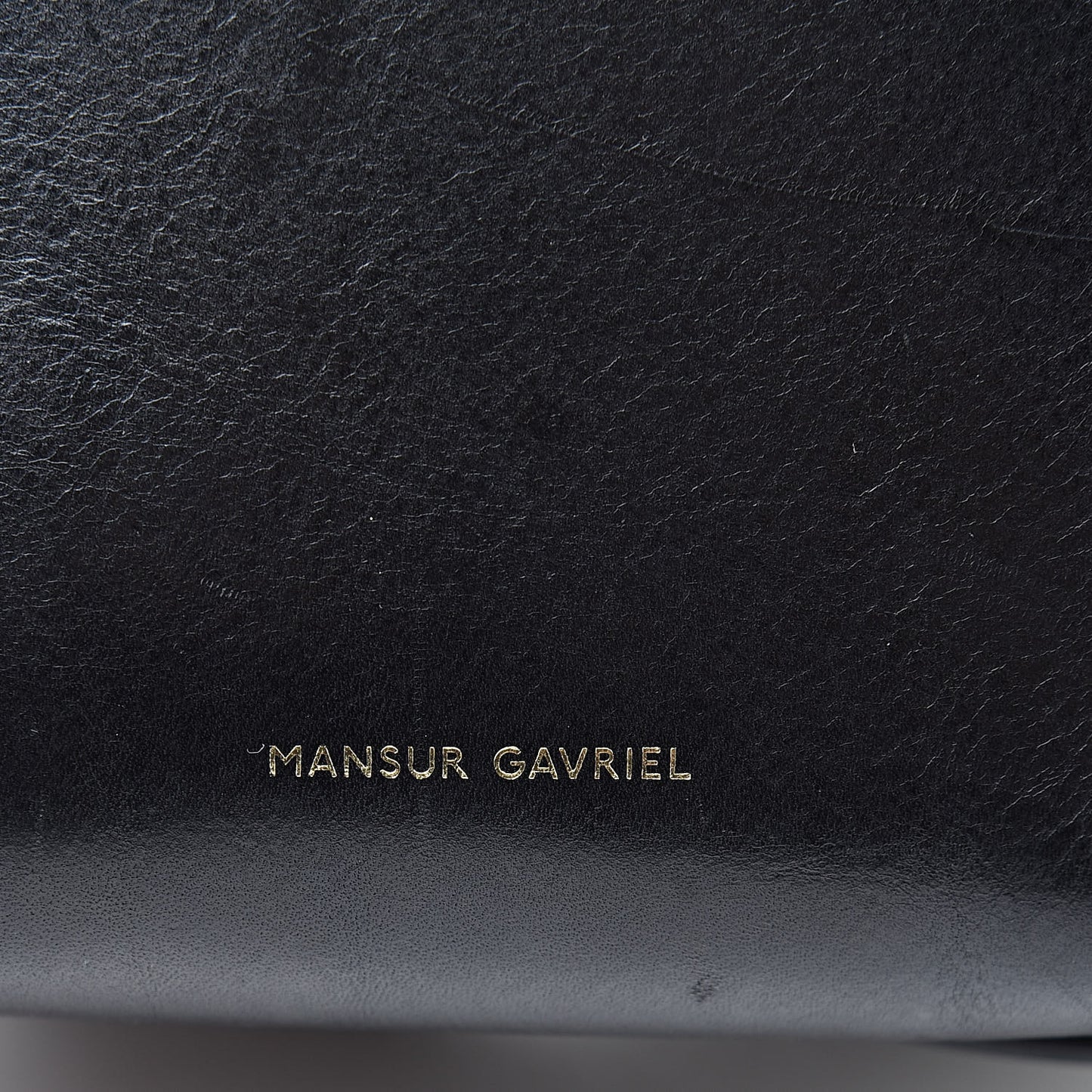 Calfskin Mini Mini Bucket Bag Black Flamma