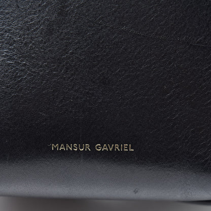 Mansur Gavriel Calfskin Mini Mini Bucket Bag Black Flamma 6 of 16