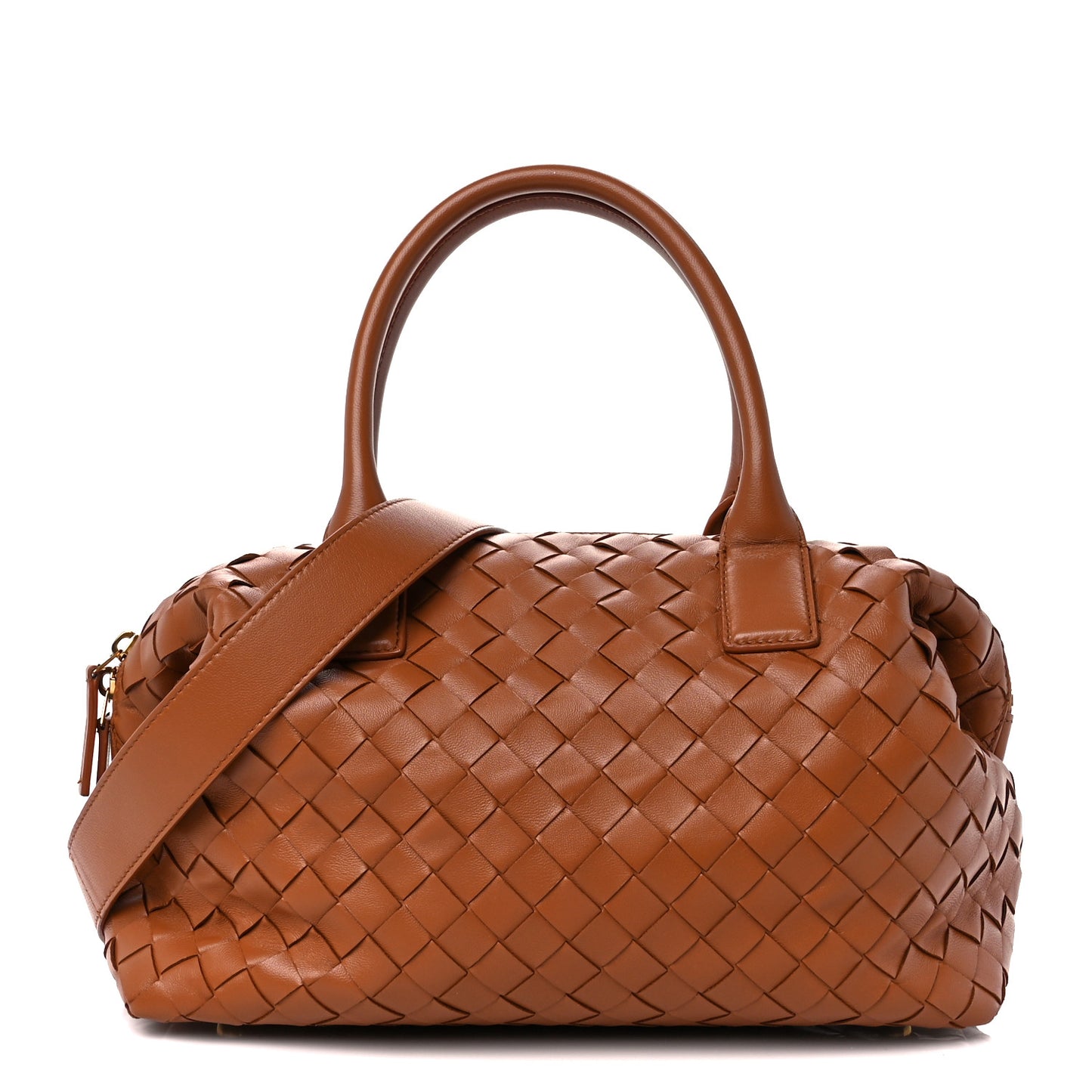 Nappa Intrecciato Bauletto Wood