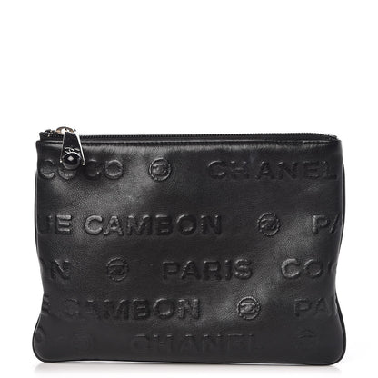 Chanel Calfskin Small Unlimited Pouch Black 1 of 10