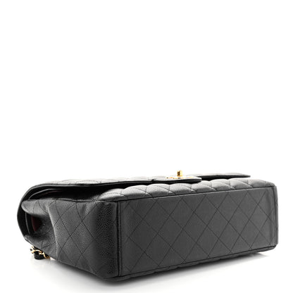 Chanel Caviar Quilted Maxi Double Flap Black 4 of 10