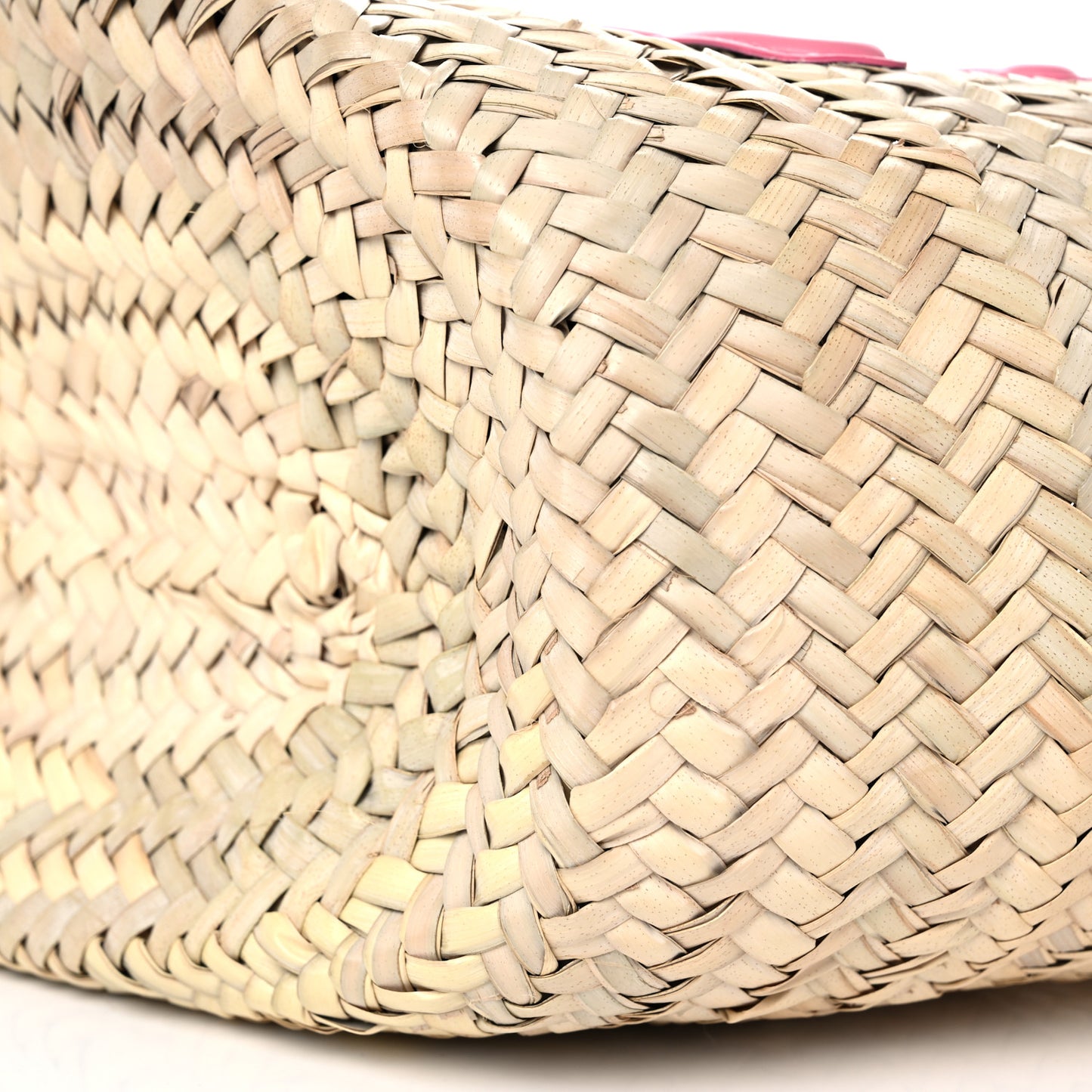 Raffia Calfskin Triomphe Teen Panier Lipstick