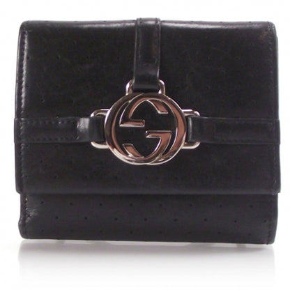 Gucci Leather Perforated Britt Wallet 1 of 11