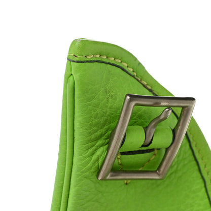 Hermes Taurillon Clemence Massai PM Vert Cru 13 of 16
