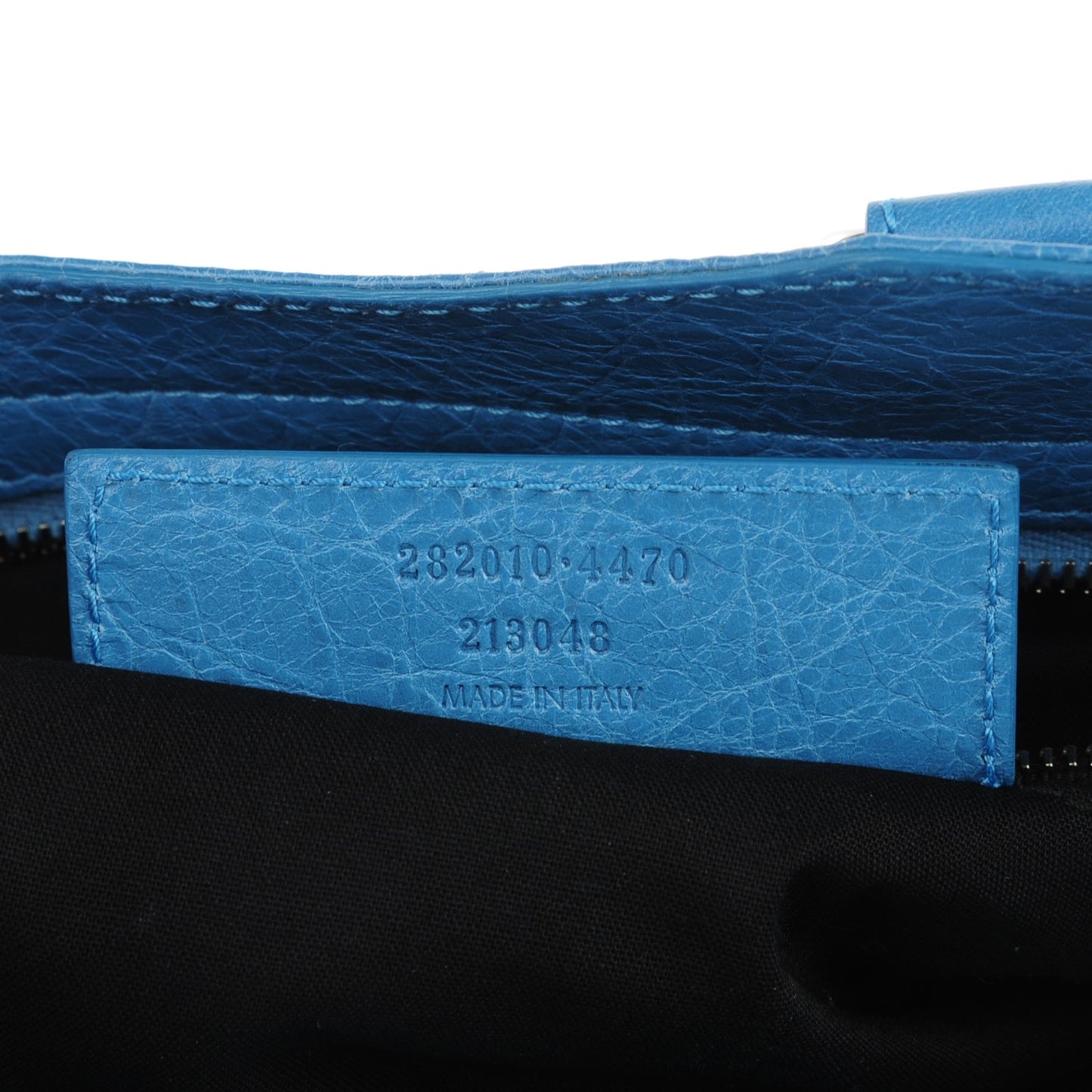 Agneau Giant 12 Silver Hardware Velo Bleu Indigo
