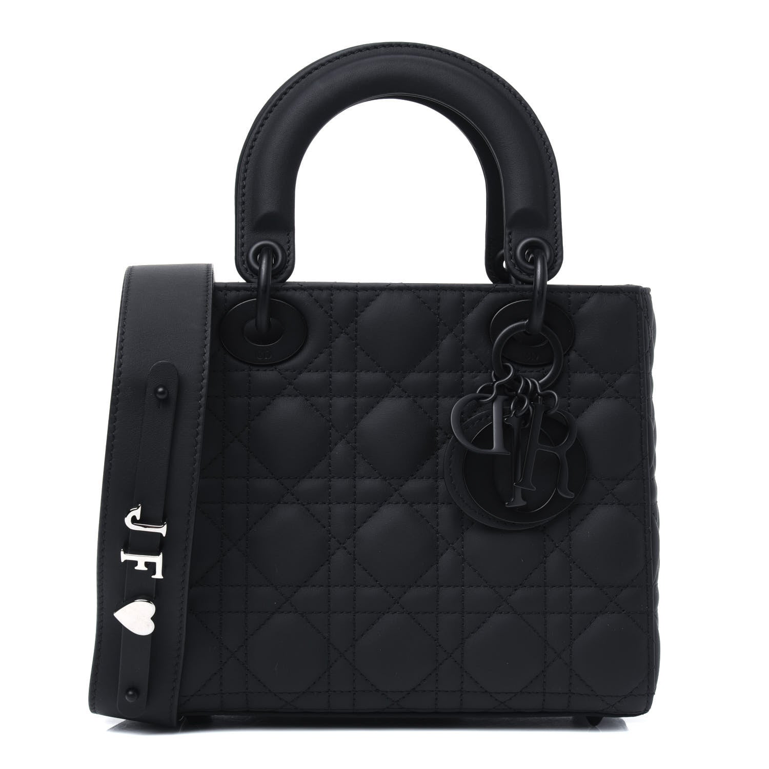 Christian Dior Ultra Matte Calfskin Cannage Small My ABCDior Lady Dior Black 1 of 14