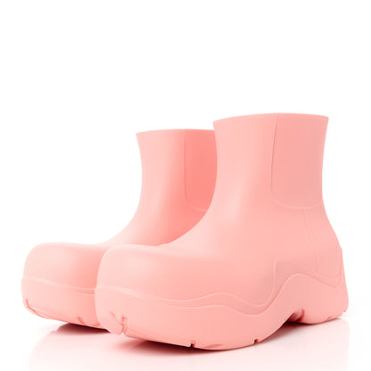 Bottega Veneta Rubber Puddle Ankle Boots 36 Flamingo 3 of 8