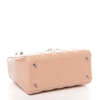 Christian Dior Patent Cannage Medium Lady Dior Pale Pink 4 of 16