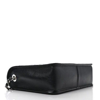 Chanel Aged Calfskin Quilted Large Working Vibe Camera Case Black 4 of 10