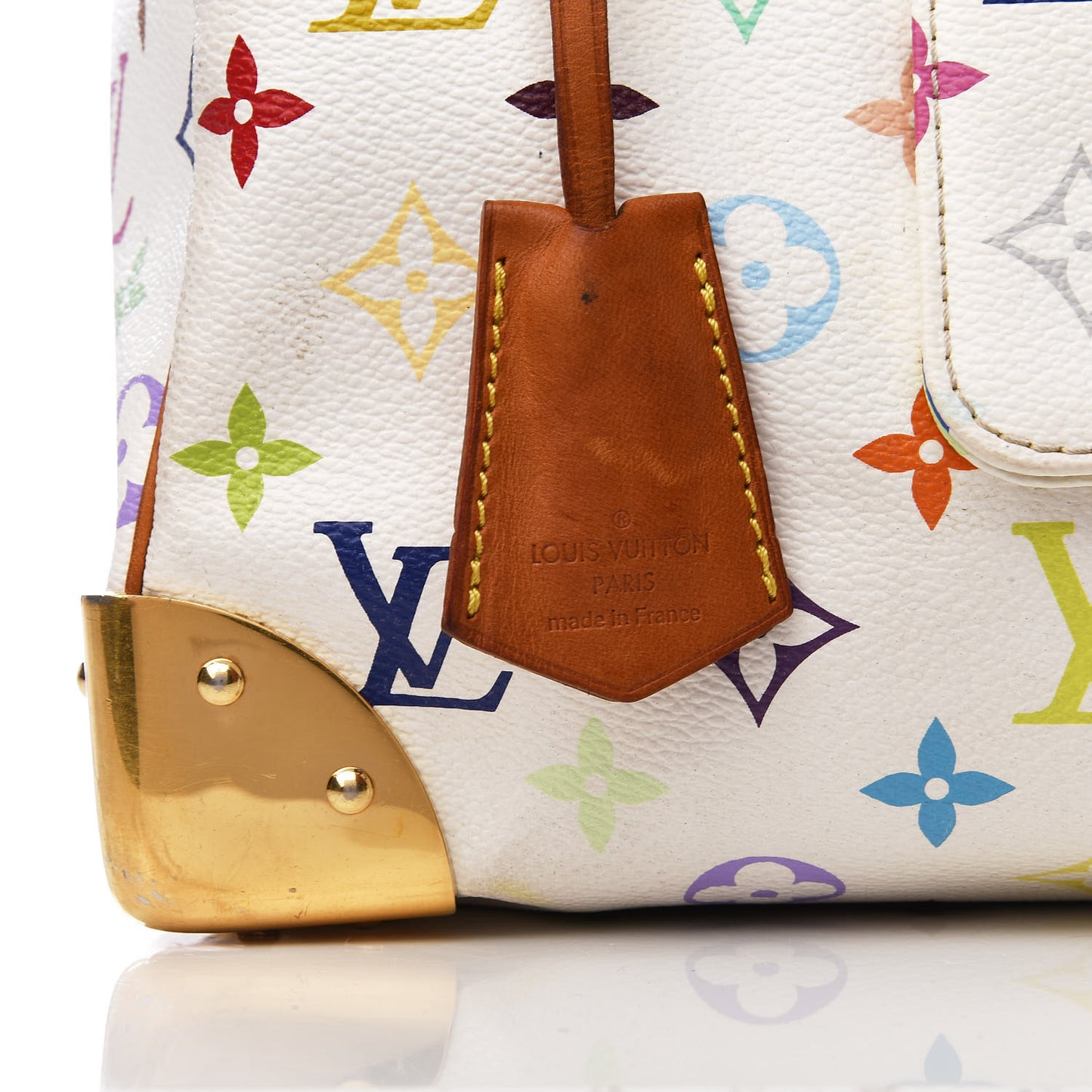 Monogram Multicolor Speedy 30 White