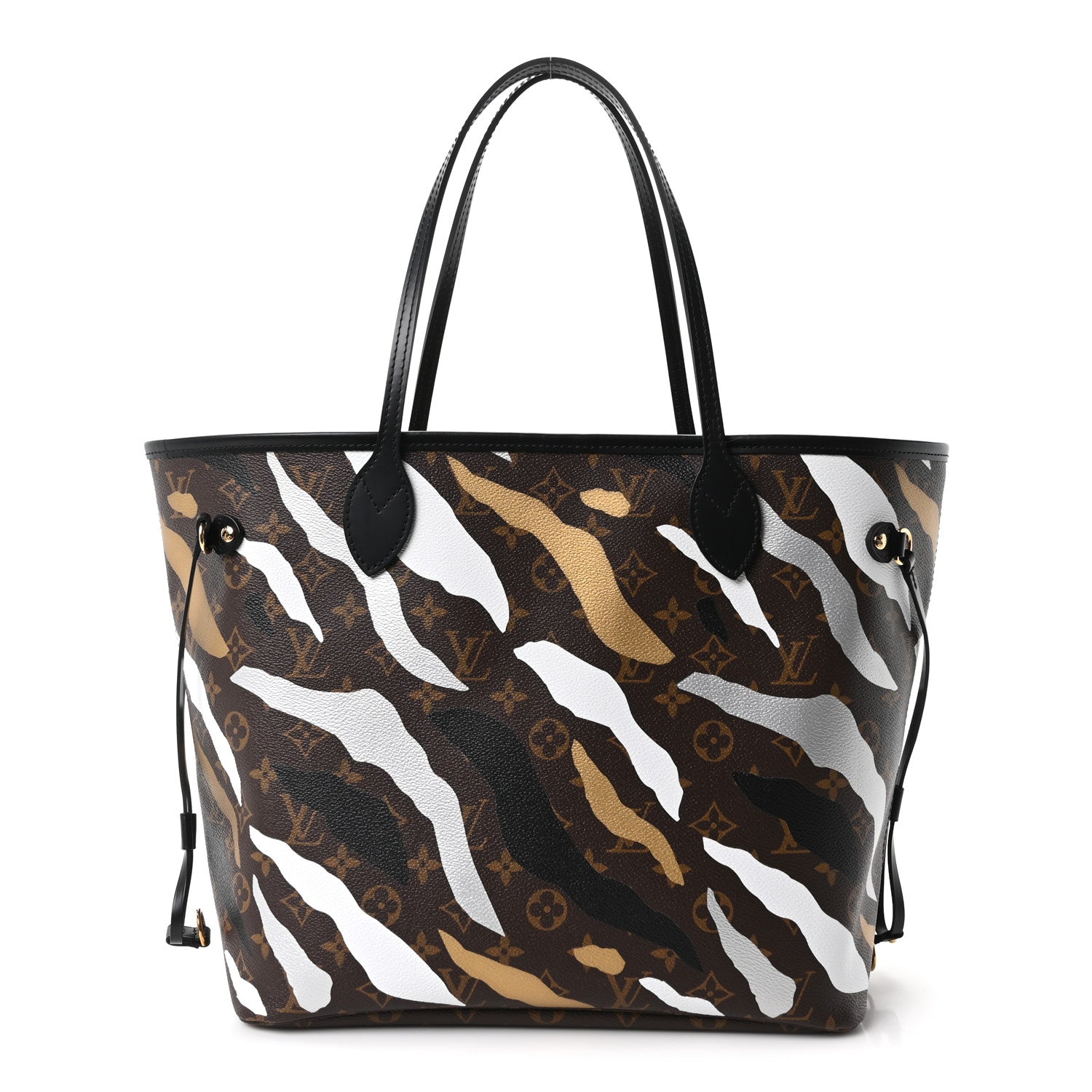 Louis Vuitton X LOL Monogram Neverfull MM Gold Silver 1 of 10