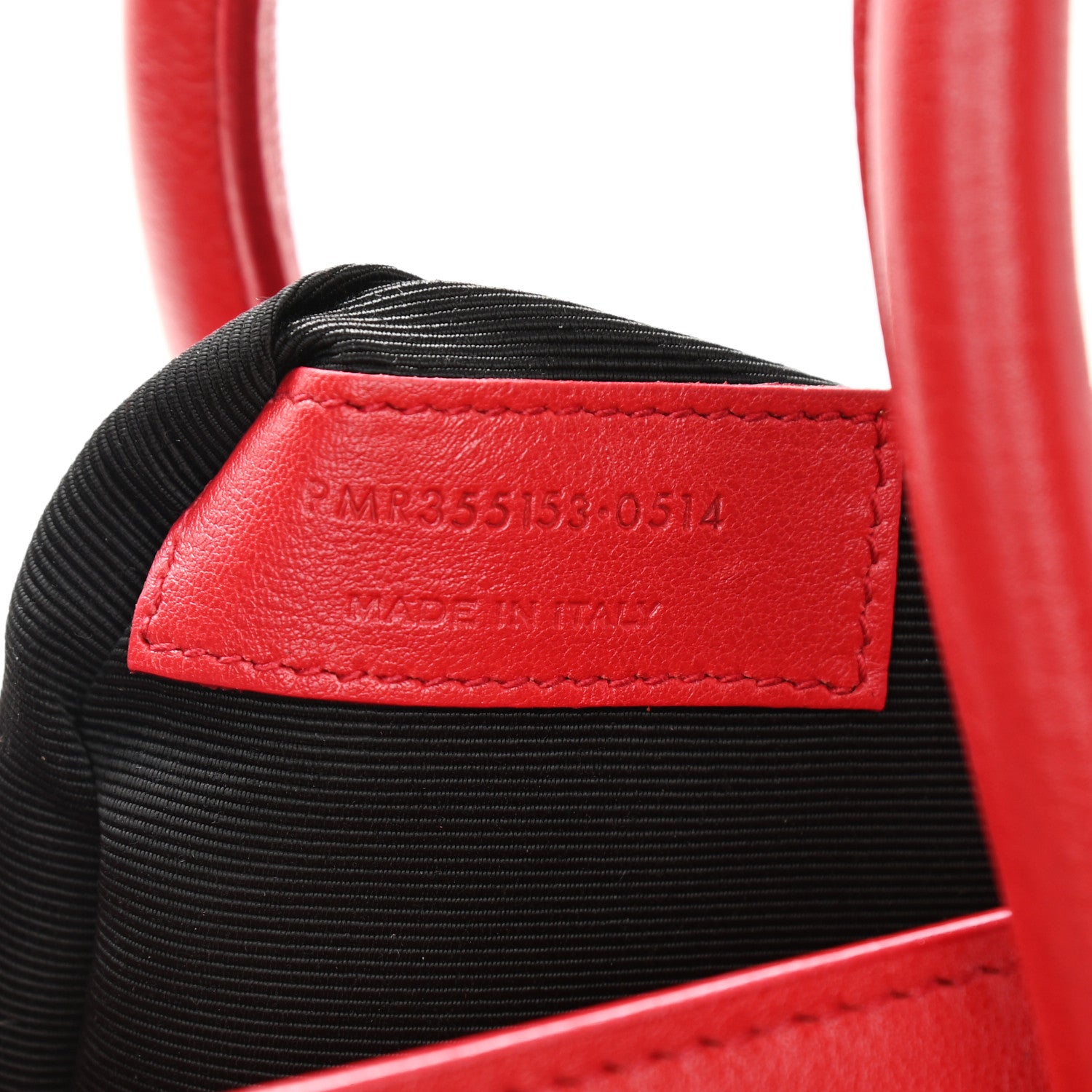 Saint Laurent Calfskin Small Sac De Jour Vermillion 8 of 11