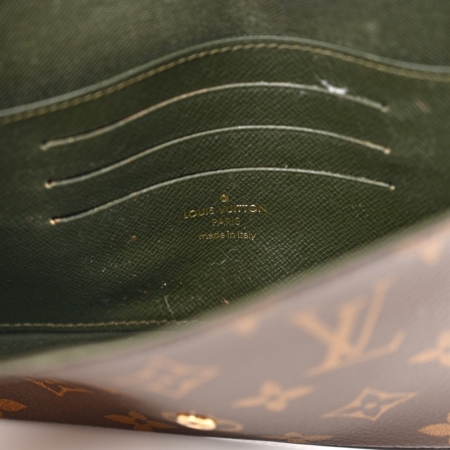 Louis Vuitton Monogram Felicie Strap & Go Kaki 6 of 12