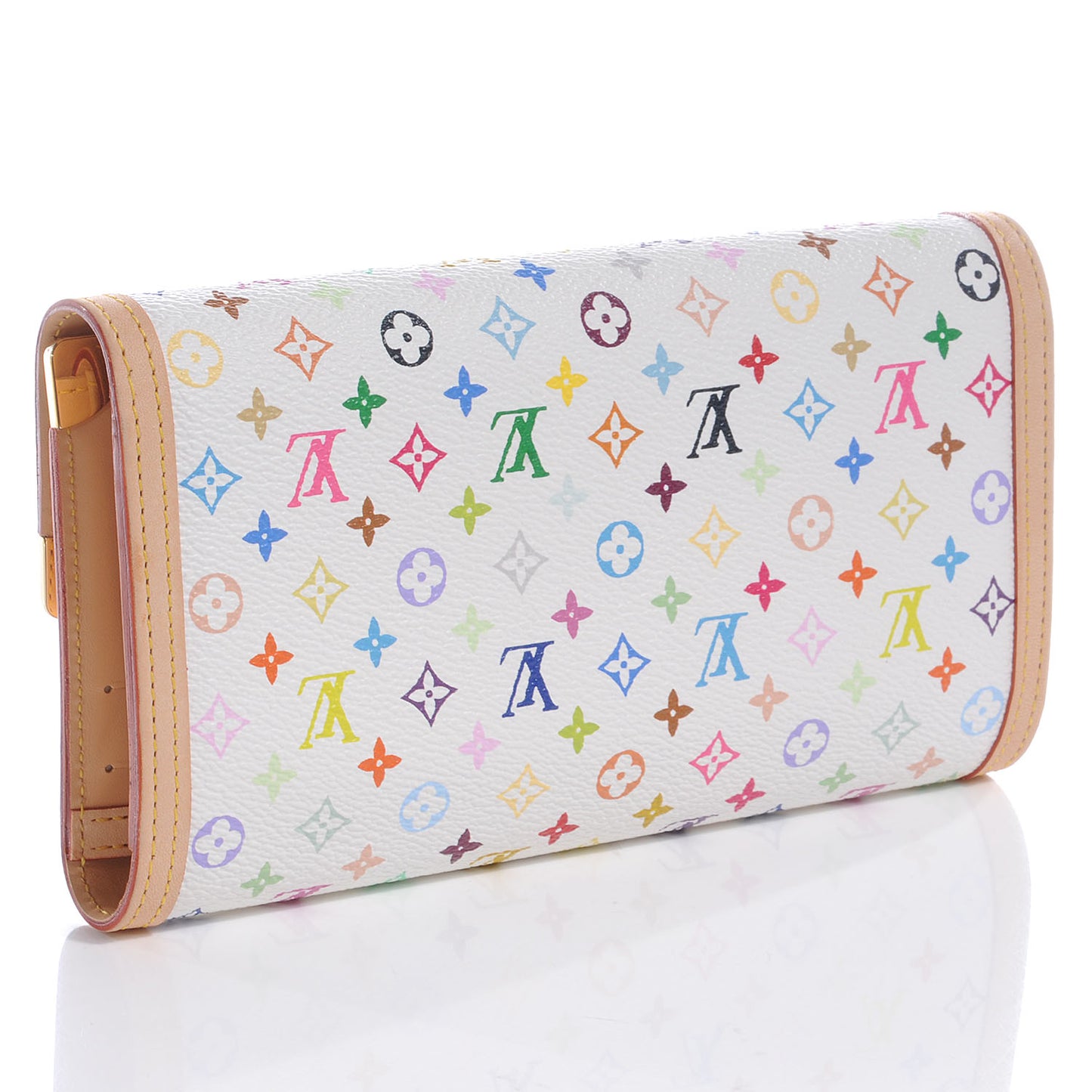 Monogram Multicolor Porte Tresor International Wallet White