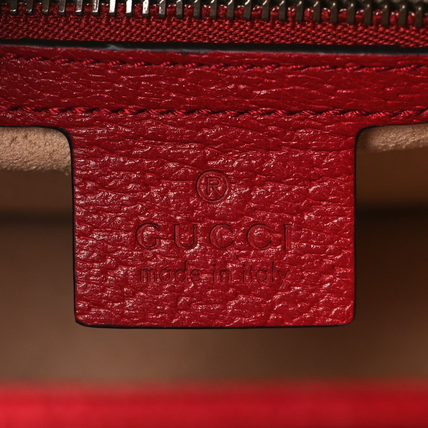 Gucci GG Supreme Monogram Small Queen Margaret Top Handle Bag Red 6 of 10