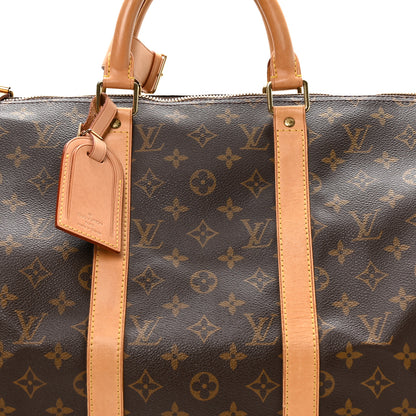 Louis Vuitton Monogram Keepall Bandouliere 50 7 of 9