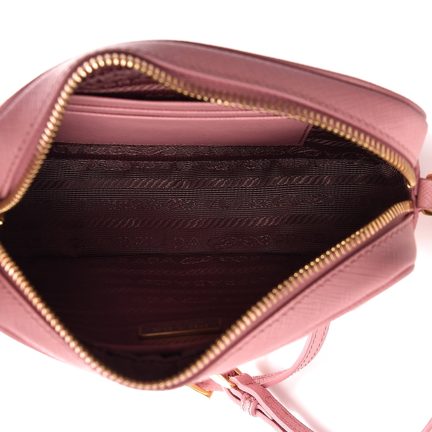 Prada Saffiano Mini Camera Crossbody Petalo 5 of 9