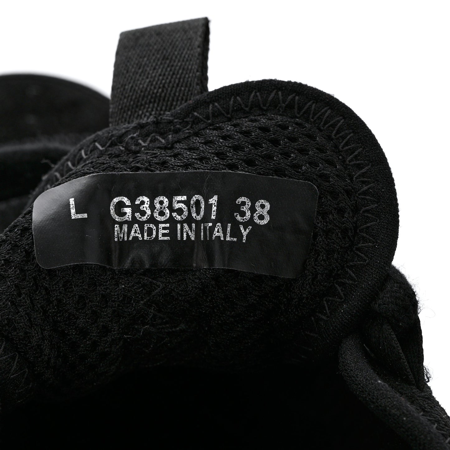 Nylon Suede Calfskin CC Sneakers 38 Black