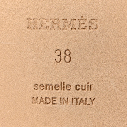 Hermes Epsom Oran Sandals 38 Violet Amethyste 8 of 10