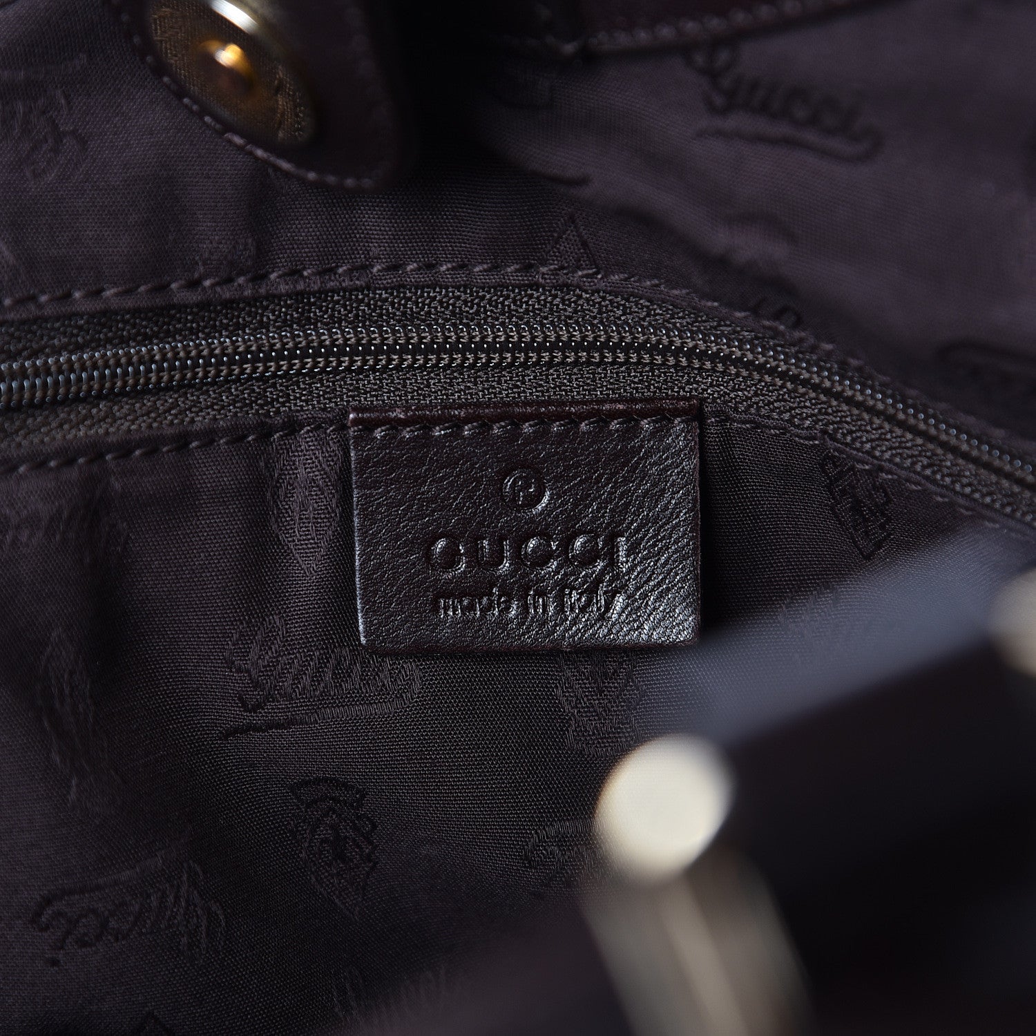 Gucci Guccissima Medium Sukey Tote Chocolate 6 of 12