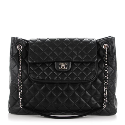 Chanel Caviar Quilted Flap Tote Black 1 of 7