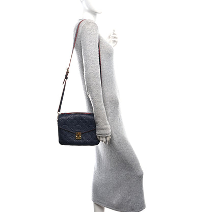 Louis Vuitton Empreinte Pochette Metis Marine Rouge 2 of 9