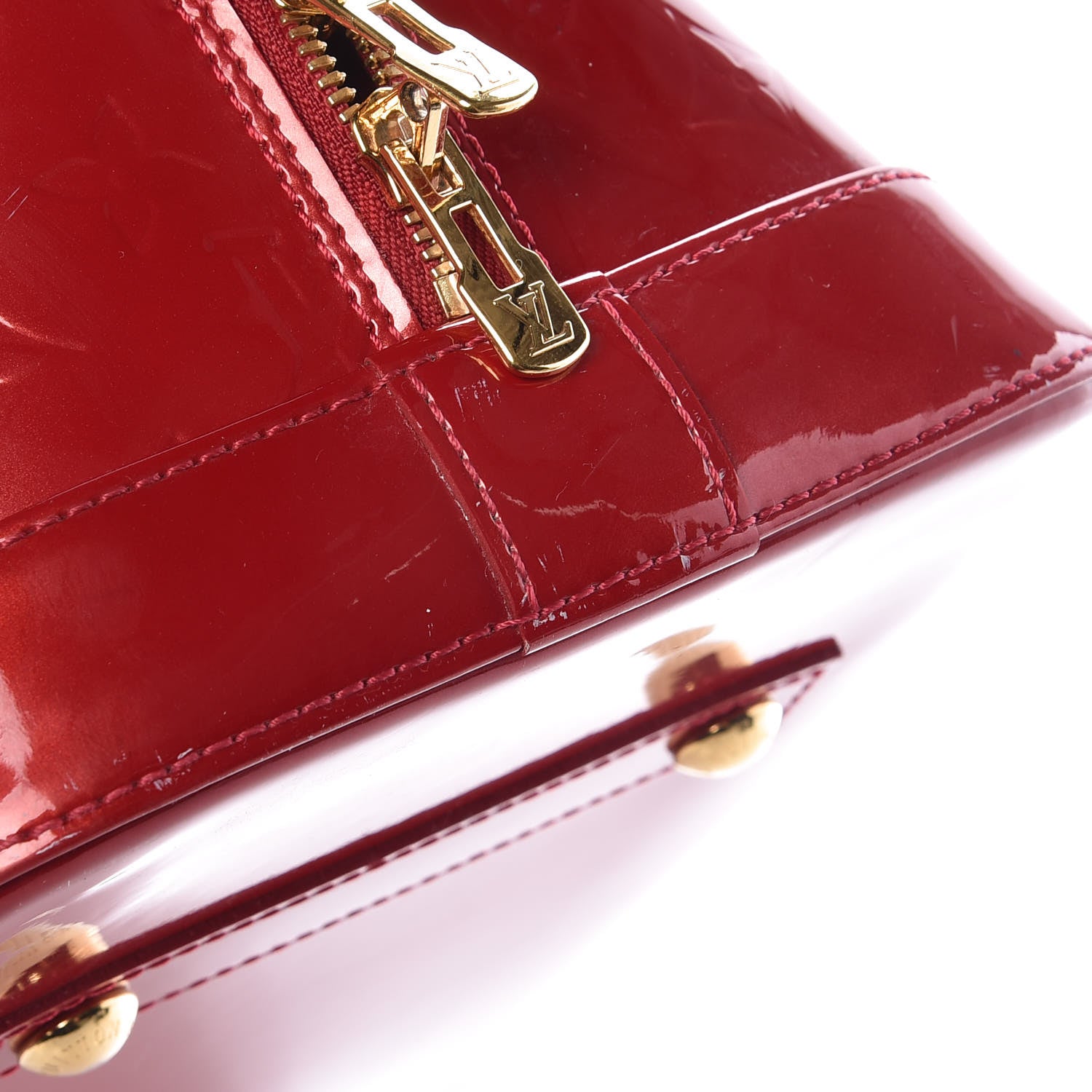 Louis Vuitton Vernis Alma GM Pomme D'Amour 14 of 14