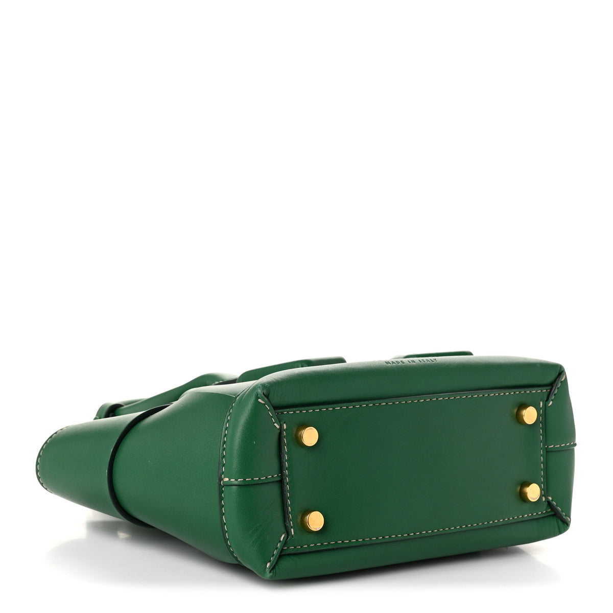 Calfskin Mini Maxi Intrecciato Arco Green