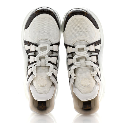 Louis Vuitton Patent Monogram LV Archlight Sneakers 39 White 2 of 11