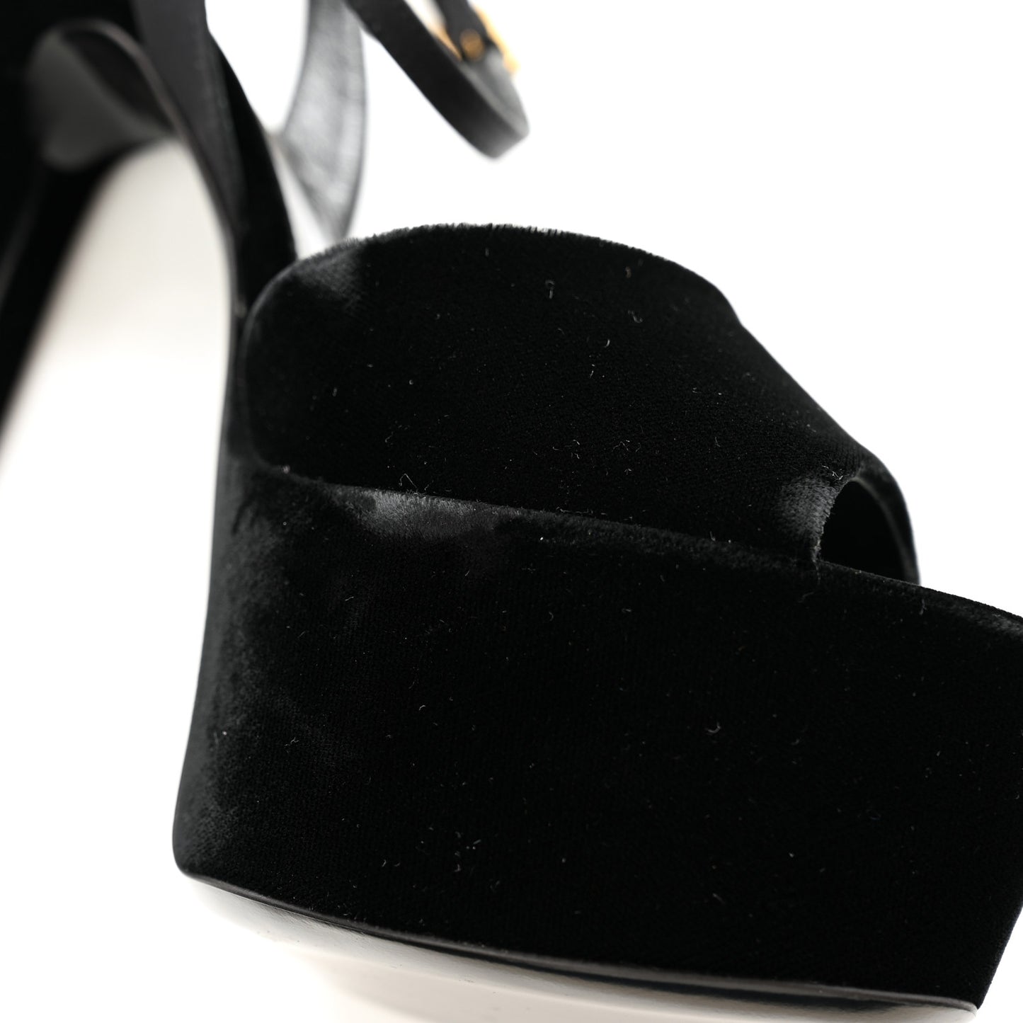 Velvet Jodie Platform Sandals 36 Black