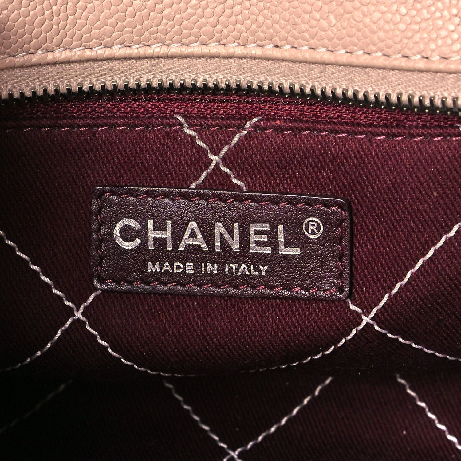 Chanel Caviar Quilted Small Deauville Bowling Bag Light Pink 6 of 10