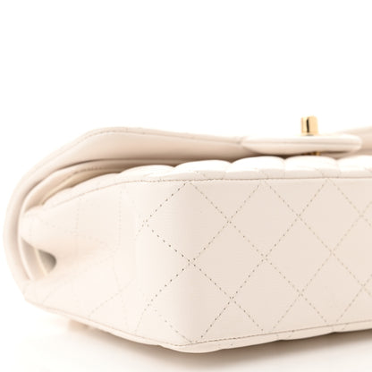 Chanel Caviar Quilted Small Double Flap White 9 of 10
