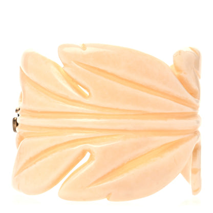 Gucci Resin Leaf GG Cuff Bracelet M Ivory 1 of 6