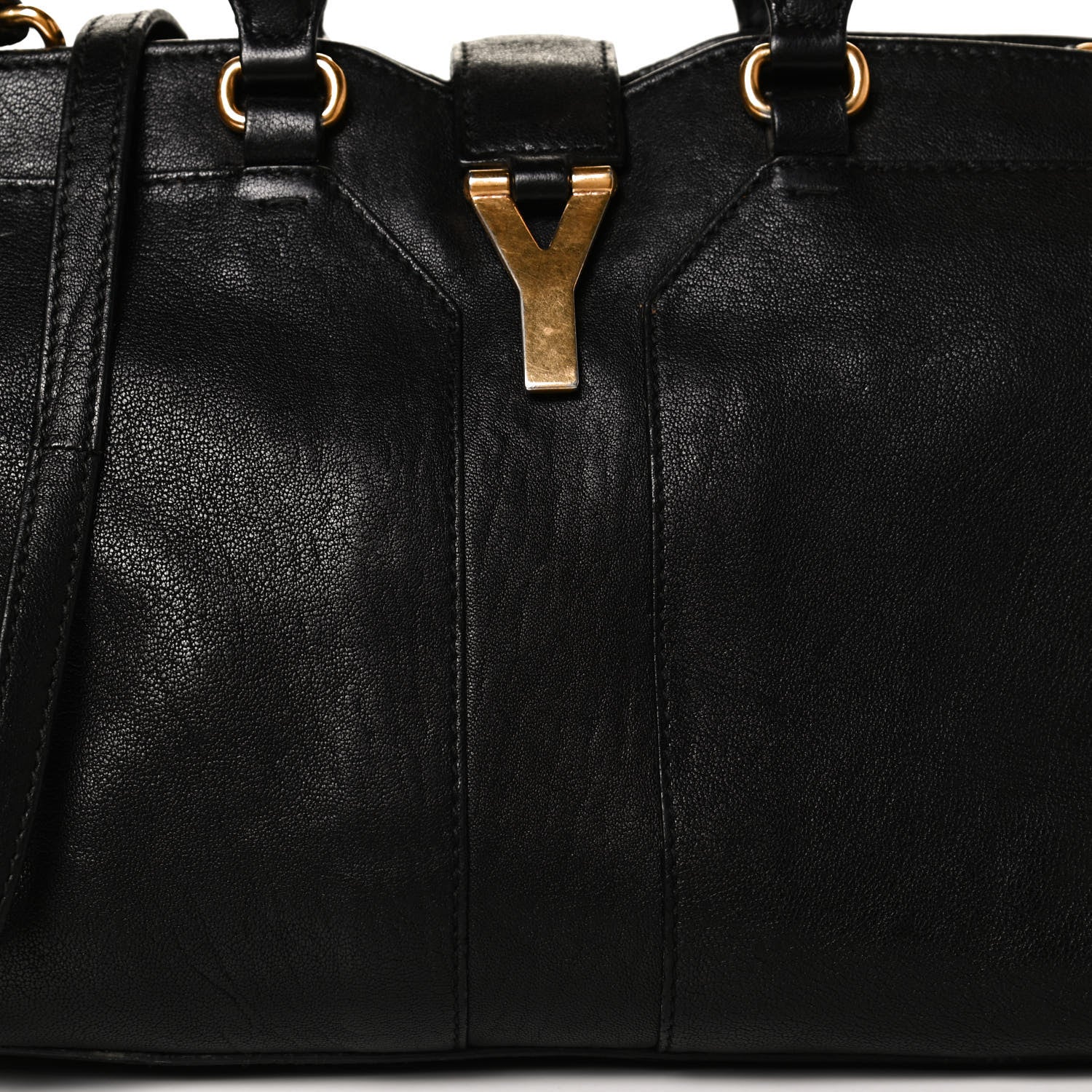 Saint Laurent Sheepskin Small Cabas ChYc Black 7 of 14