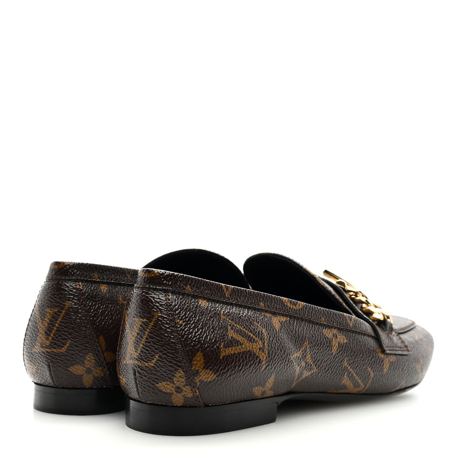 Louis Vuitton Monogram Upper Case Flat Loafer 37.5 4 of 7