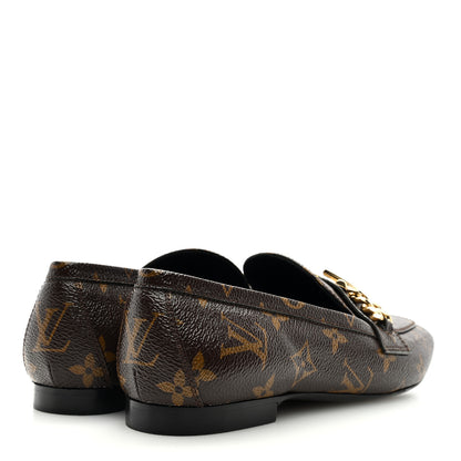 Louis Vuitton Monogram Upper Case Flat Loafer 37.5 4 of 7