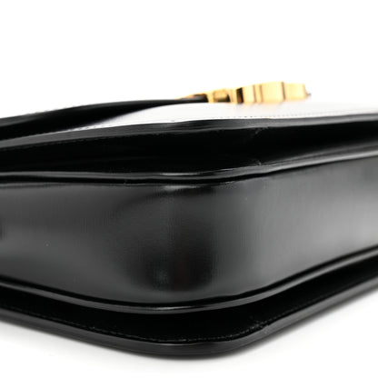 Celine Shiny Calfskin Medium Triomphe Black 10 of 12