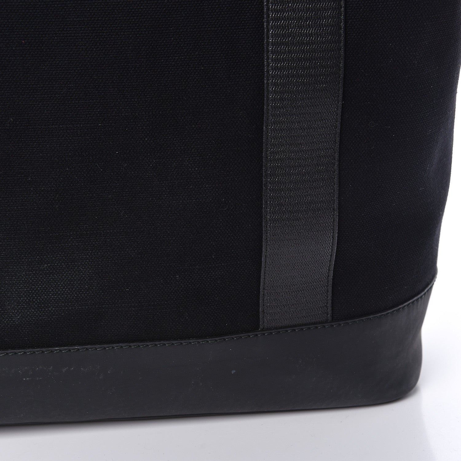 Balenciaga Rubber Calfskin Canvas Navy Tote Black 16 of 18