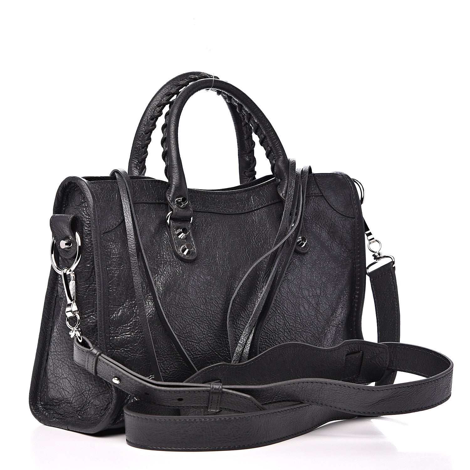 Balenciaga Agneau Classic Silver Hardware S City Gris Fossile 2 of 8