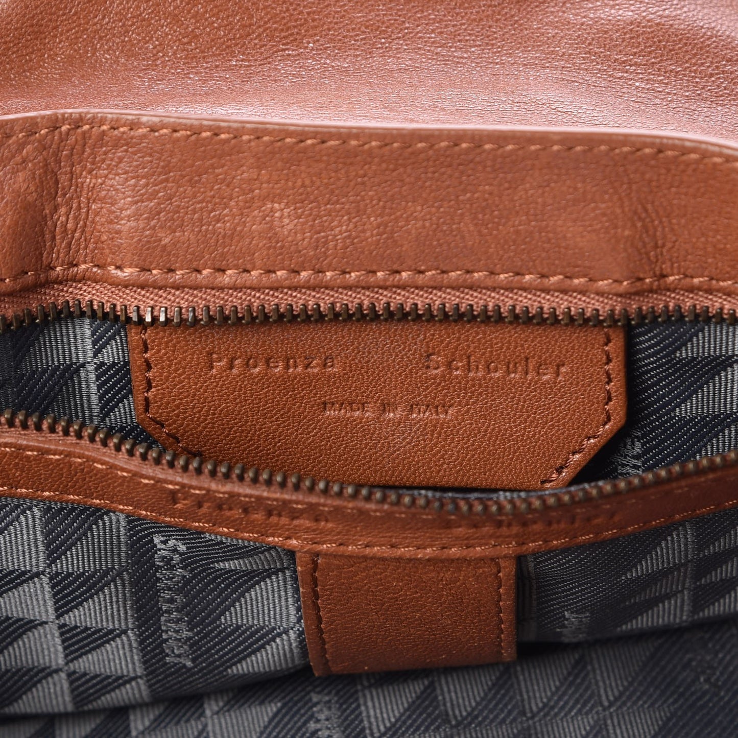 Lambskin Medium PS1 Satchel Saddle